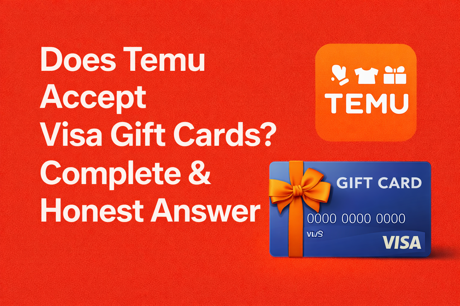 Does Temu Accept Visa Gift Cards? Complete & Honest Answer [2026]